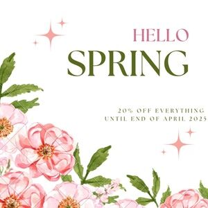 Happy Easter Sale -20% Off Everything